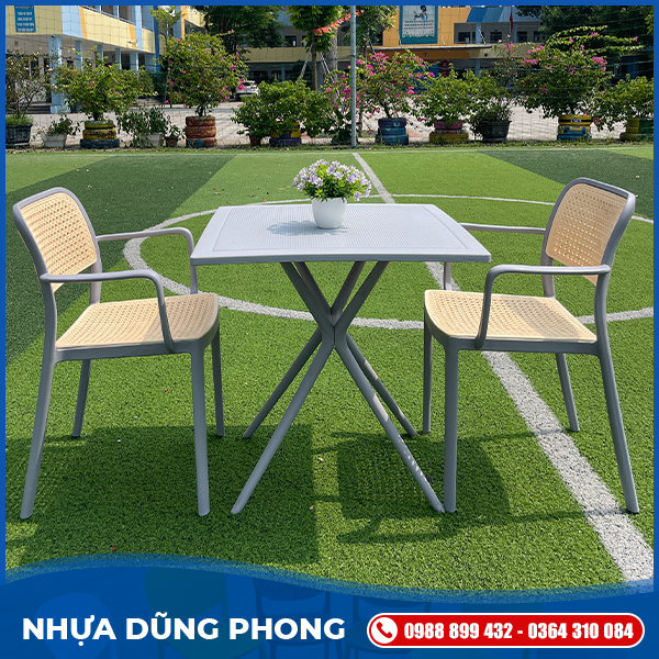Ghế giả mây có tay	